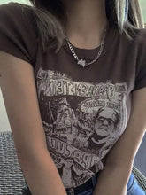 Kurzarm-T-Shirt mit Vintage-Comic-Grafik